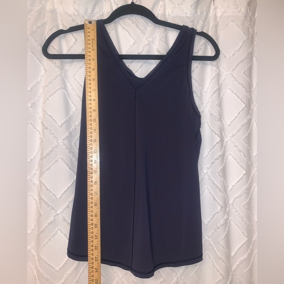 Lululemon Women’s Tank Top- Tie Knot Back, Navy Blue, Size 4 - Picture 8 of 11
